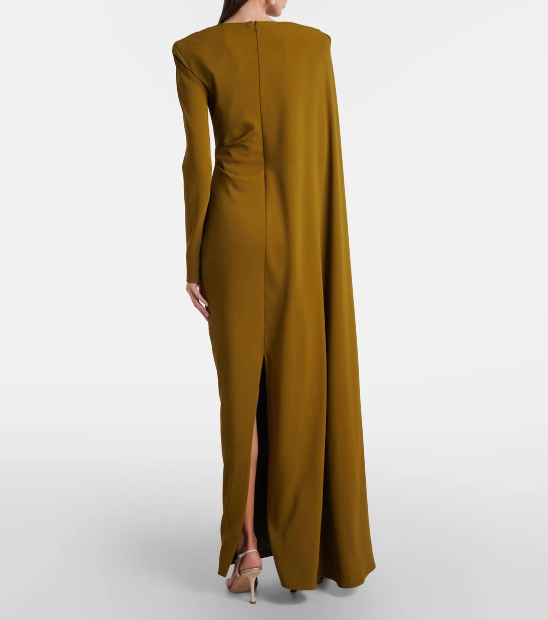 Rachel Gilbert - Dion caped draped gown