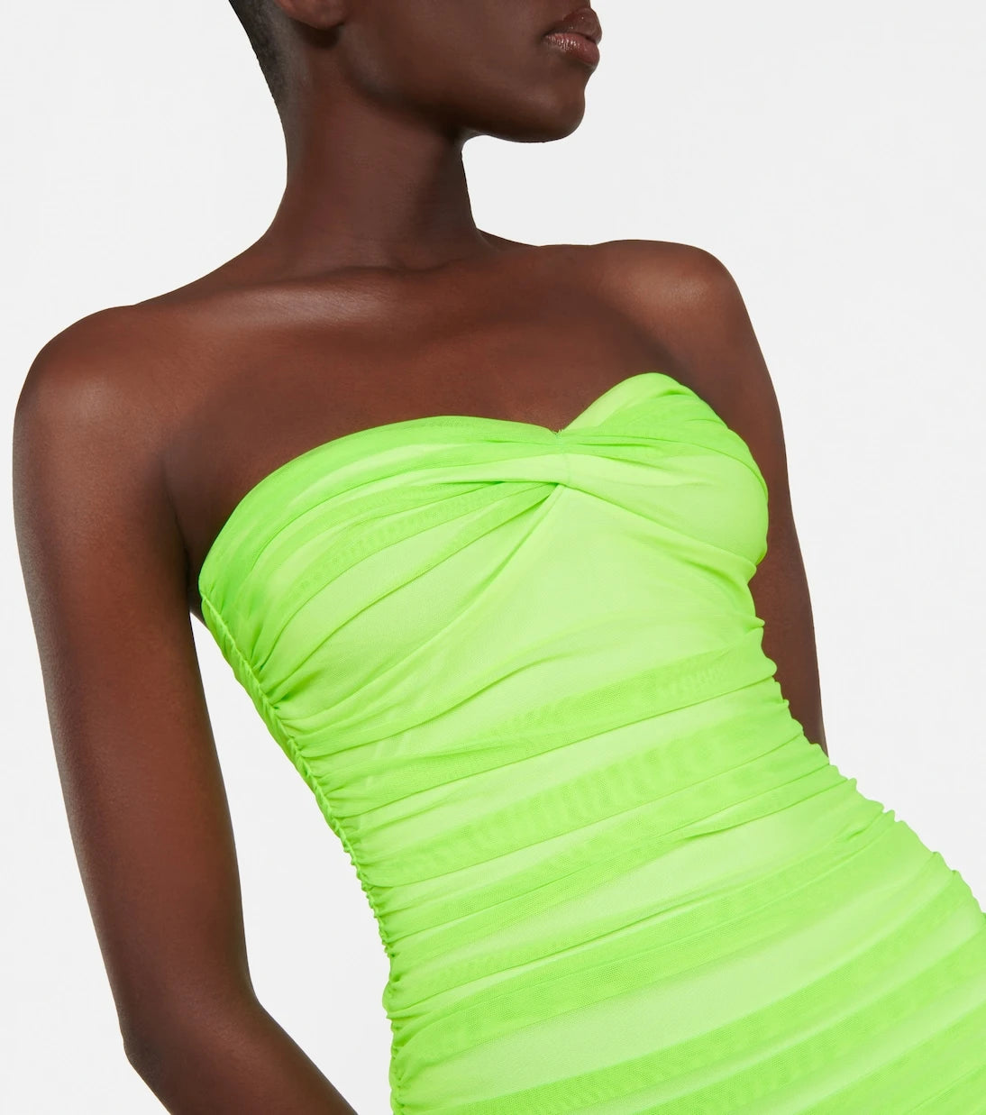 Norma Kamali - Walter Mio ruched bandeau swimsuit