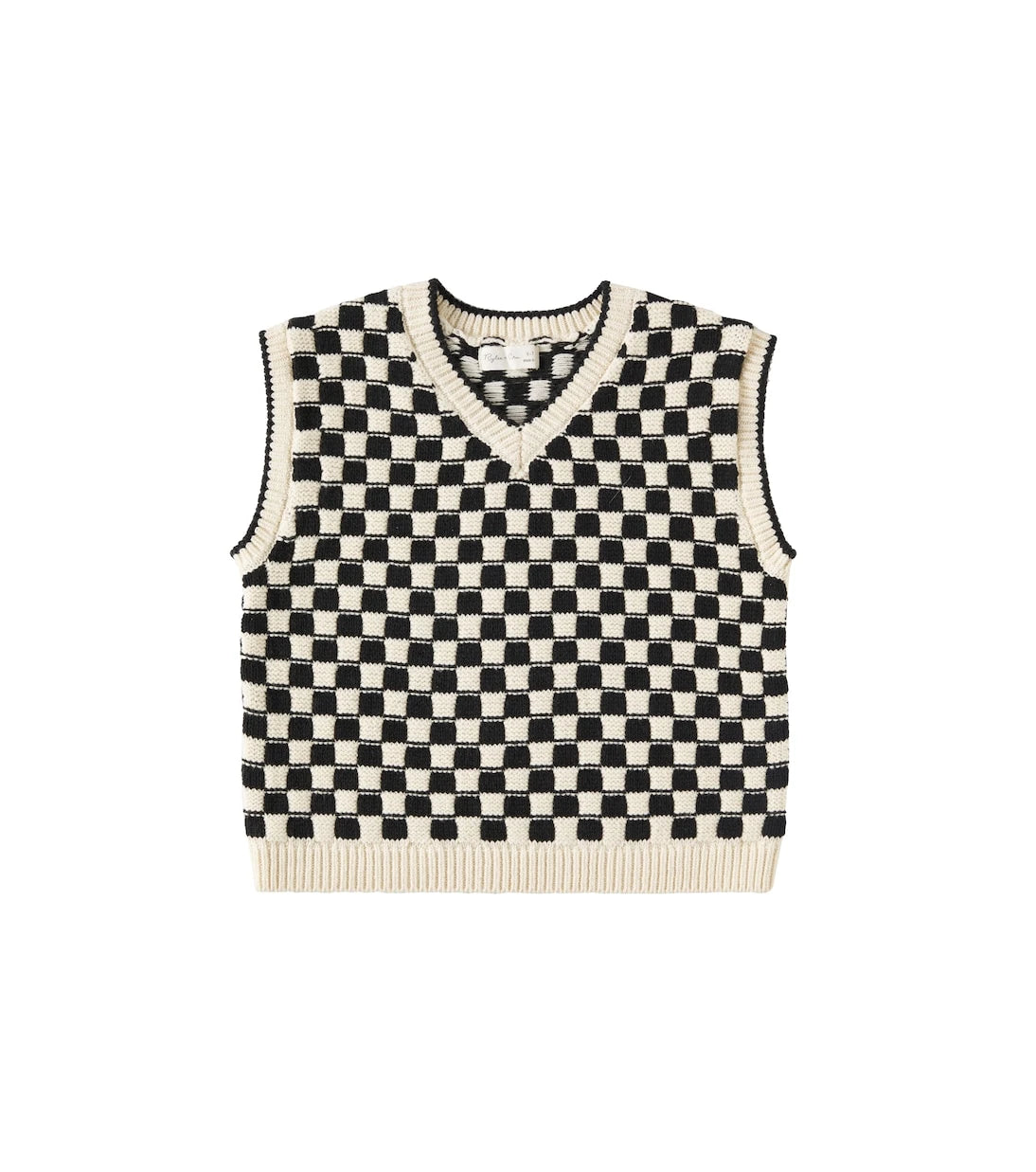 Rylee + Cru - Checked cotton-blend vest