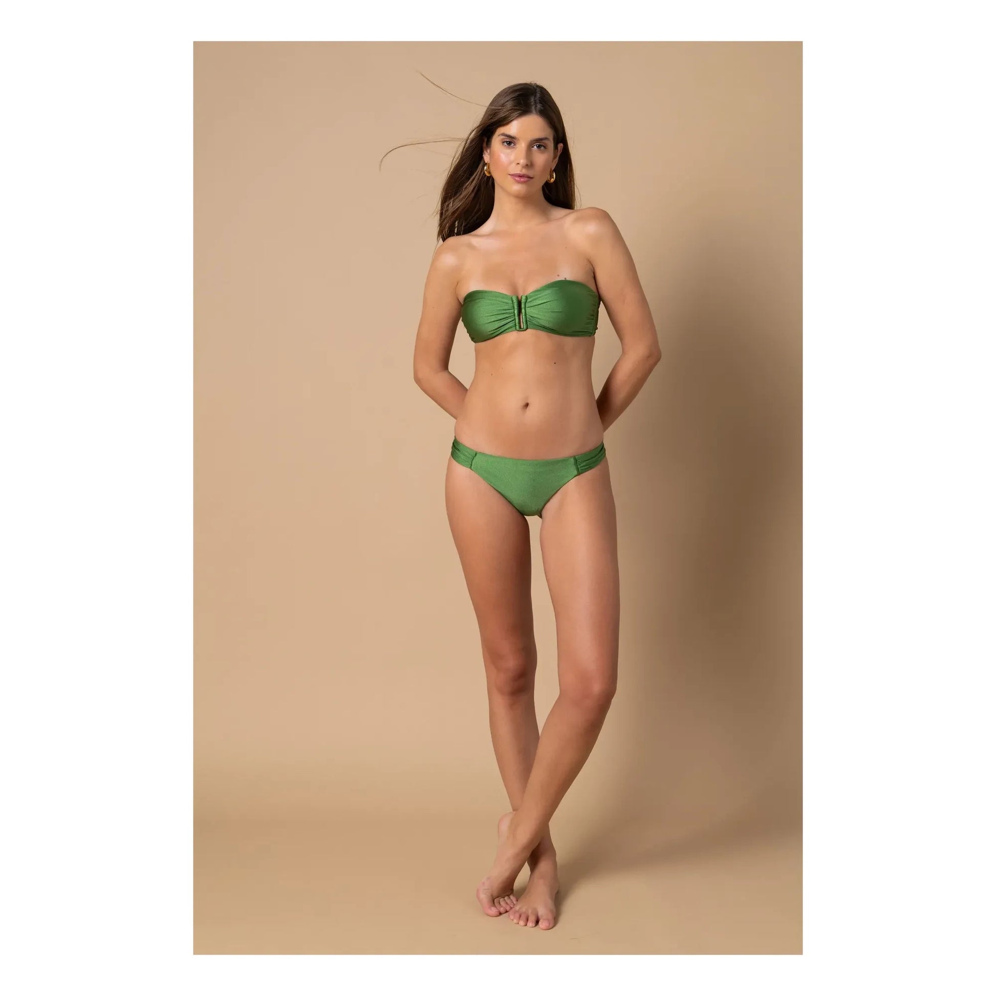 Alma Deia - Blake Bandeau Top | Meadow Green