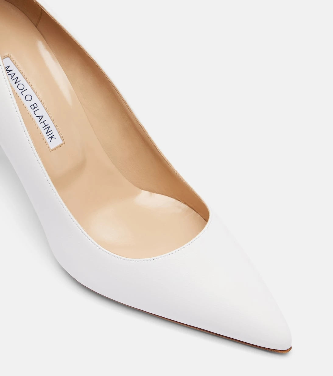 Manolo Blahnik - BB 90 leather pumps