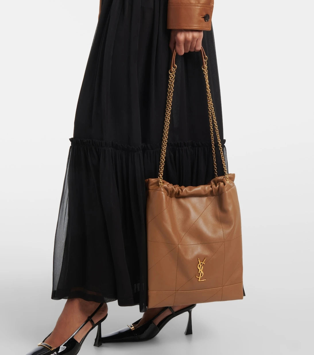 Saint Laurent - Jamie Pochon leather shoulder bag