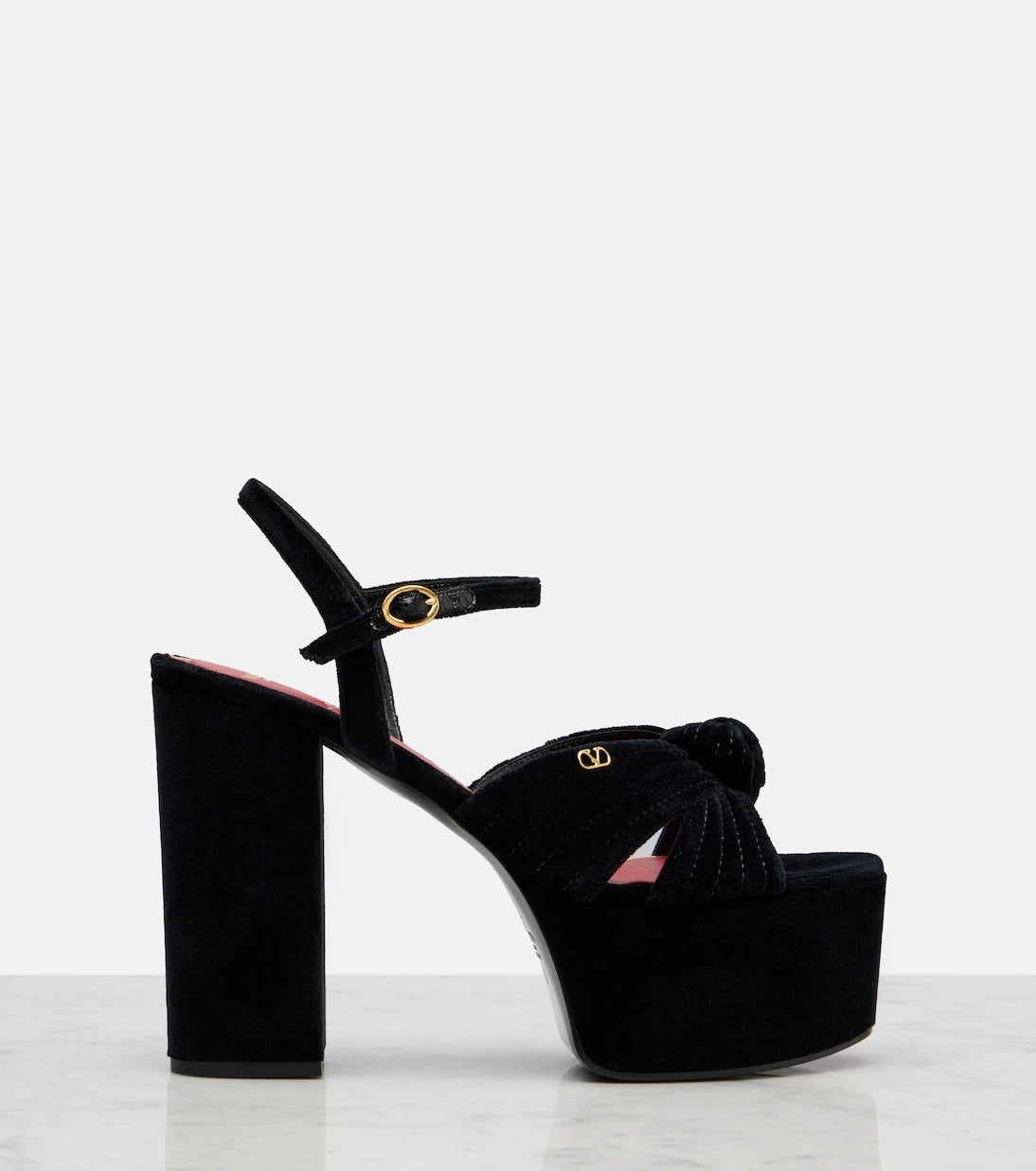 Valentino Garavani - Crasher 125 velvet platform sandals