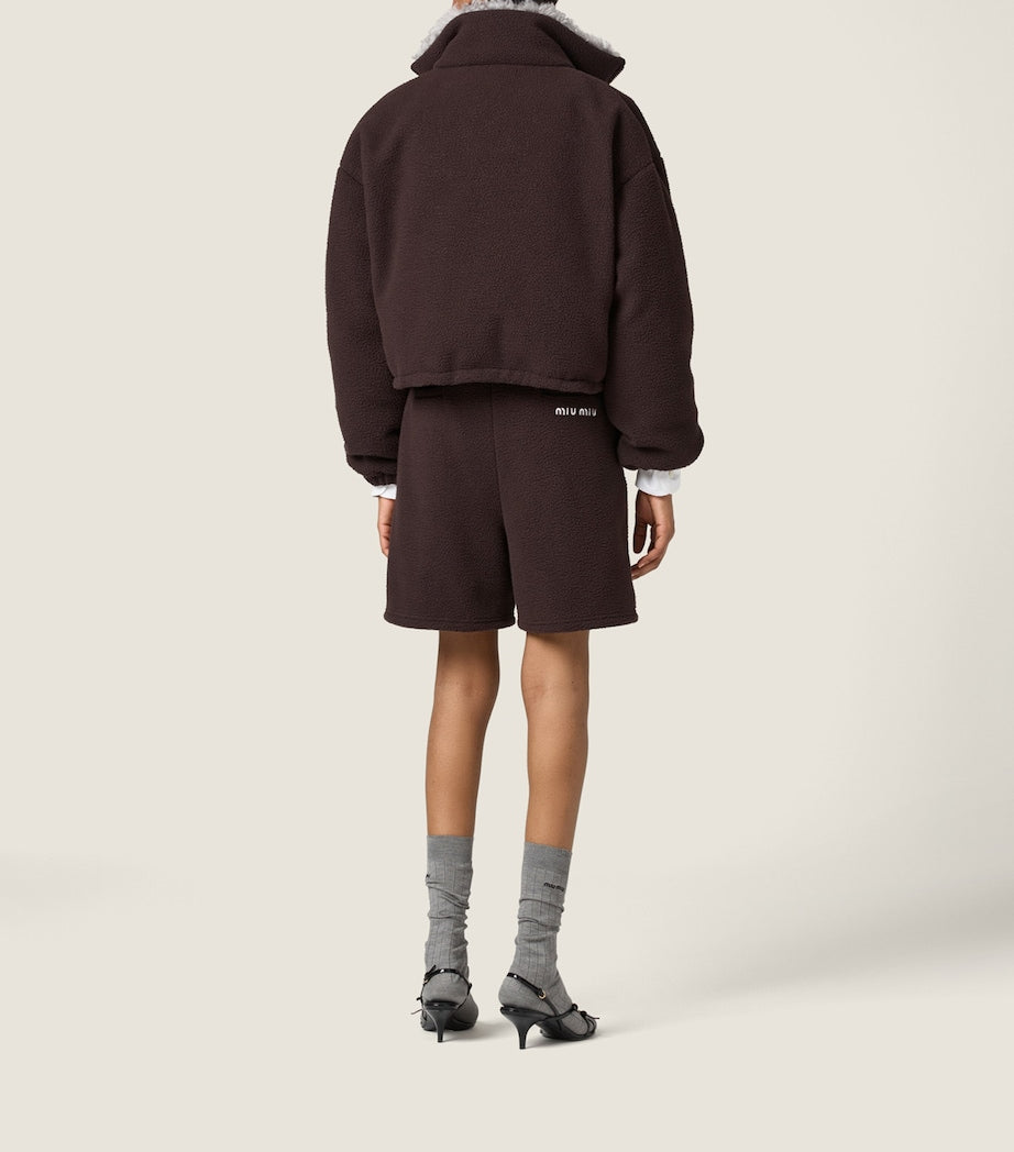 Fleece Cropped Jacket