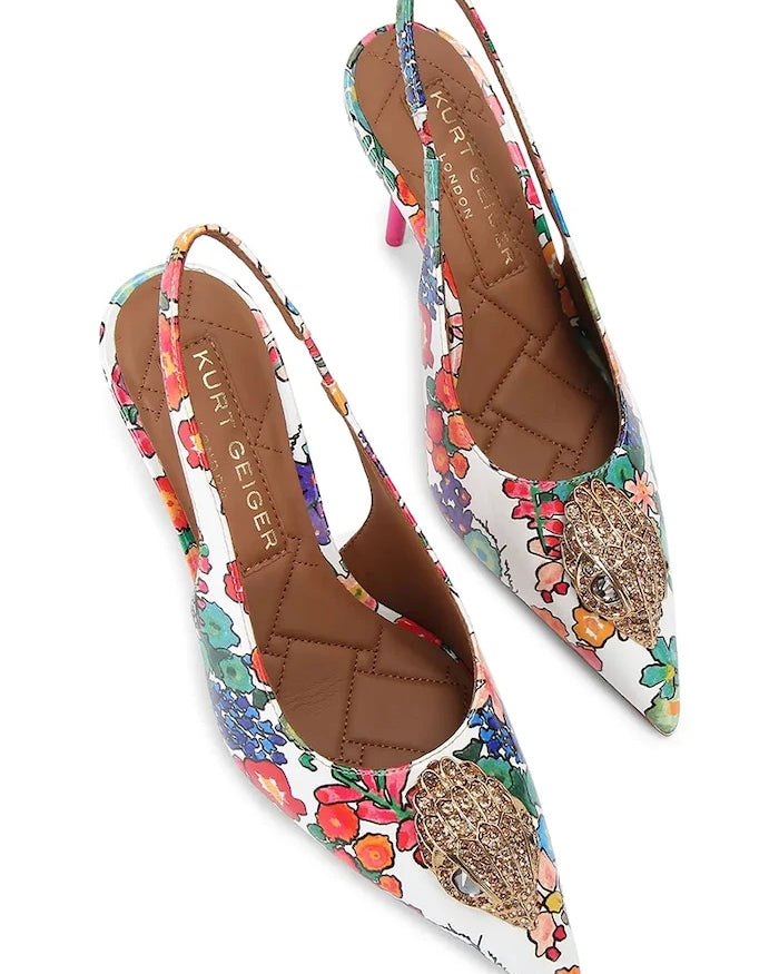 Kurt Geiger London Deri İnce Topuklu Ayakkabı Large Eagle Sling