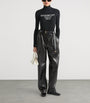 Givenchy Black Leather Trousers