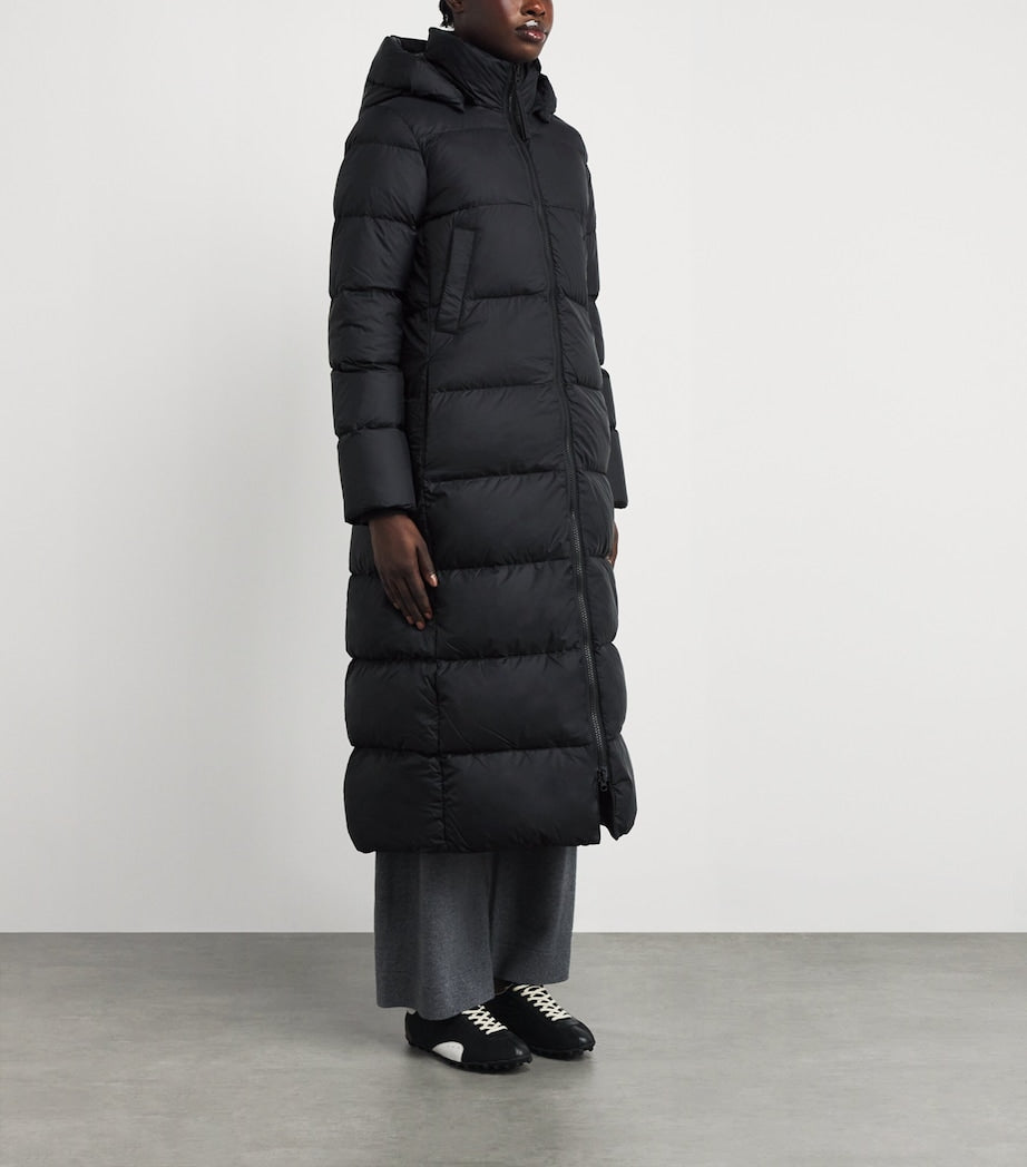 Black Down Mystique Parka Coat