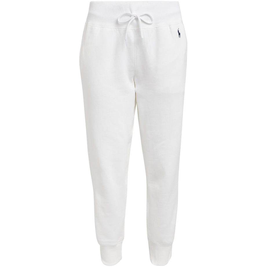 Polo Ralph Lauren White Cropped Sweatpants