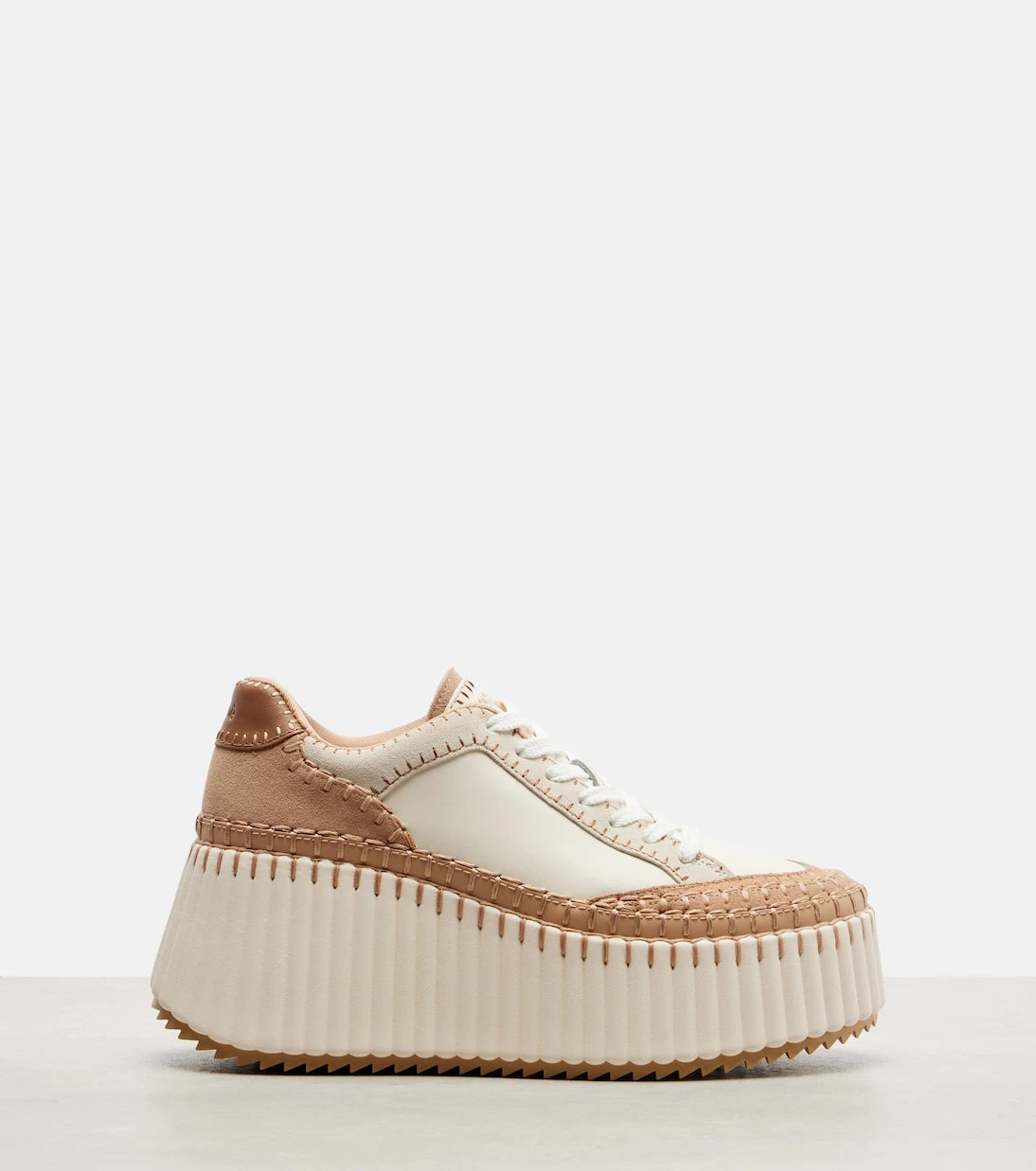 Chloé - Nama leather platform sneakers