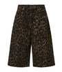 Leopard Print Louie Shorts LEPPO BROWN