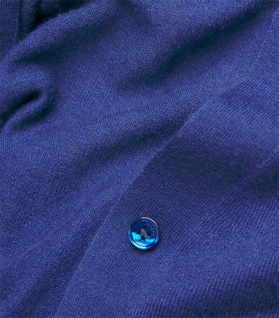 Blue Cashmere Cashair Cardigan