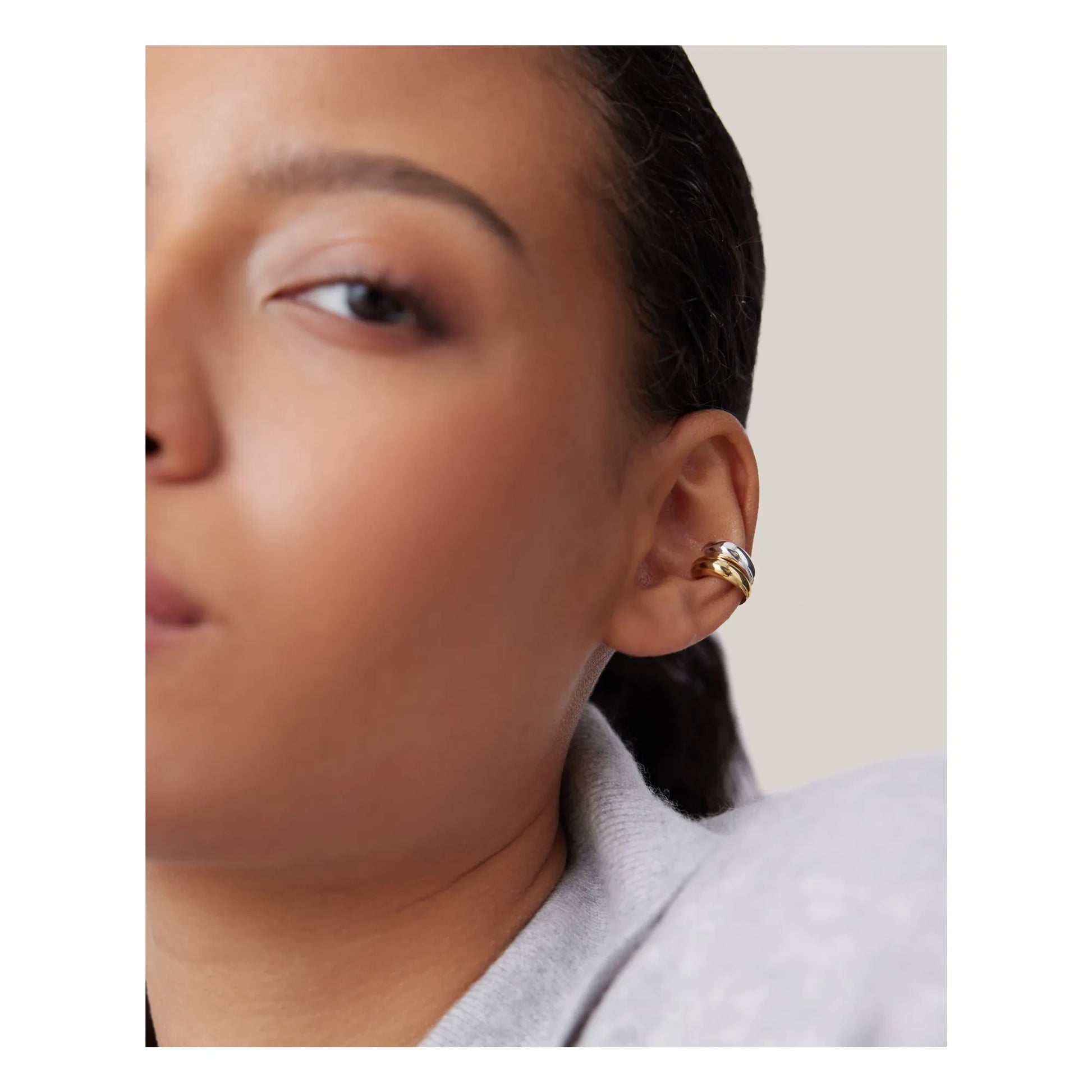 Jenny Bird - Earcuff Small Sila set | Gold/Silver