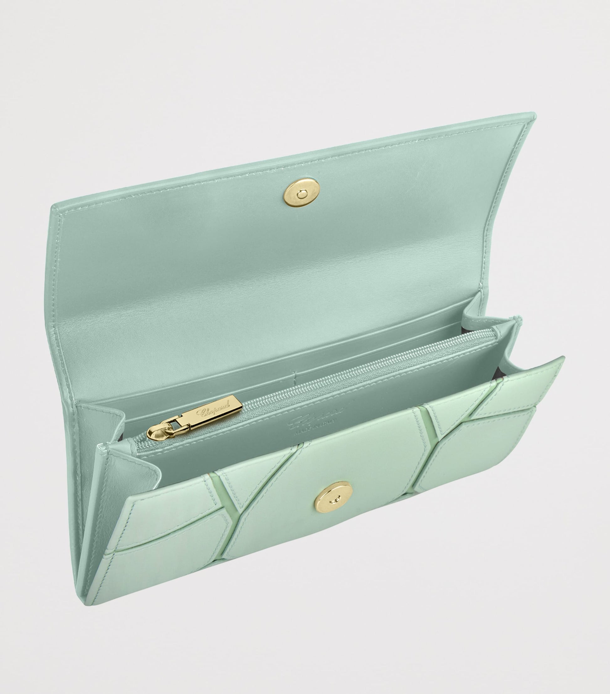 Leather Diamond Continental Wallet