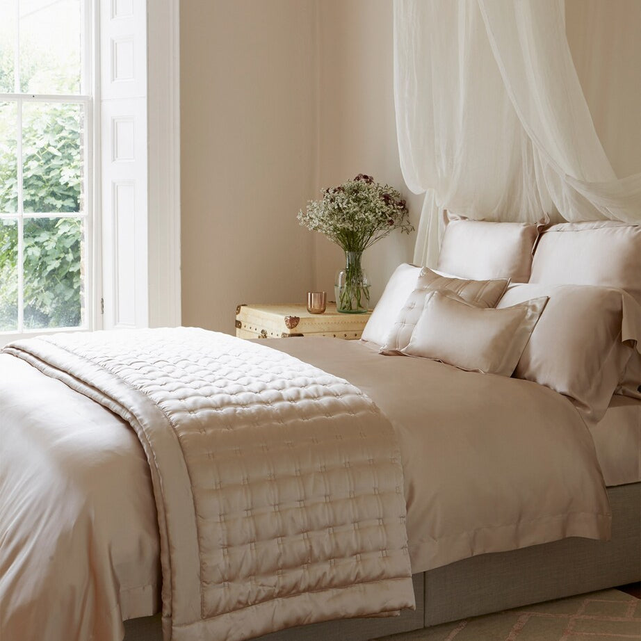 Silk Double Flat Sheet (230cm x 310cm)