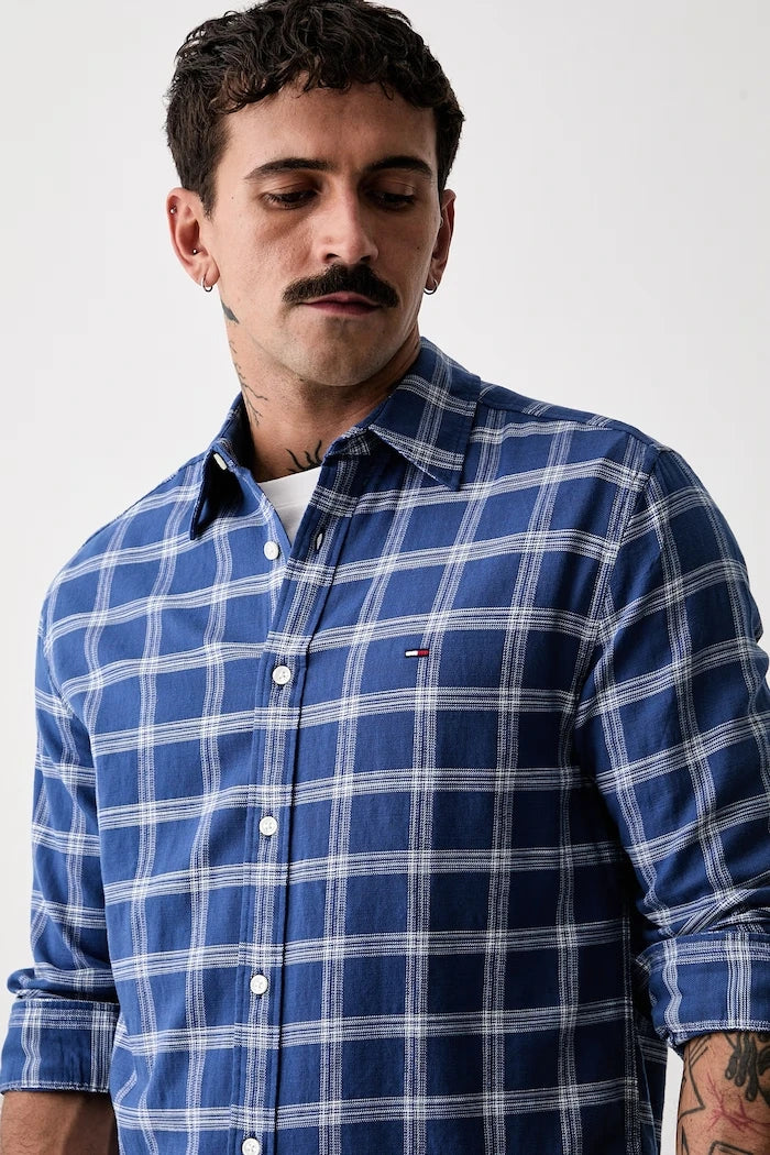 Tommy Jeans erkek pamuk gömlek