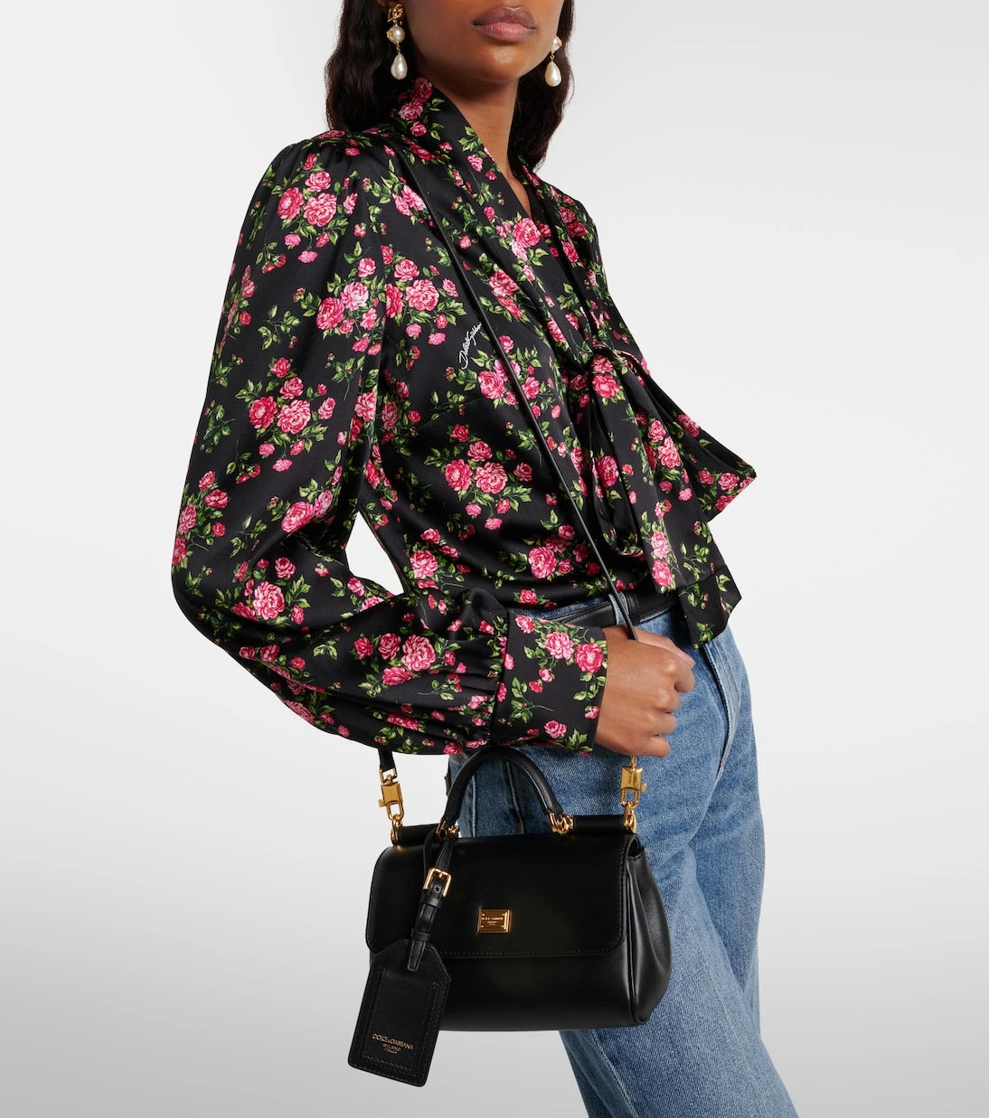Dolce&Gabbana - My Sicily Small leather tote bag