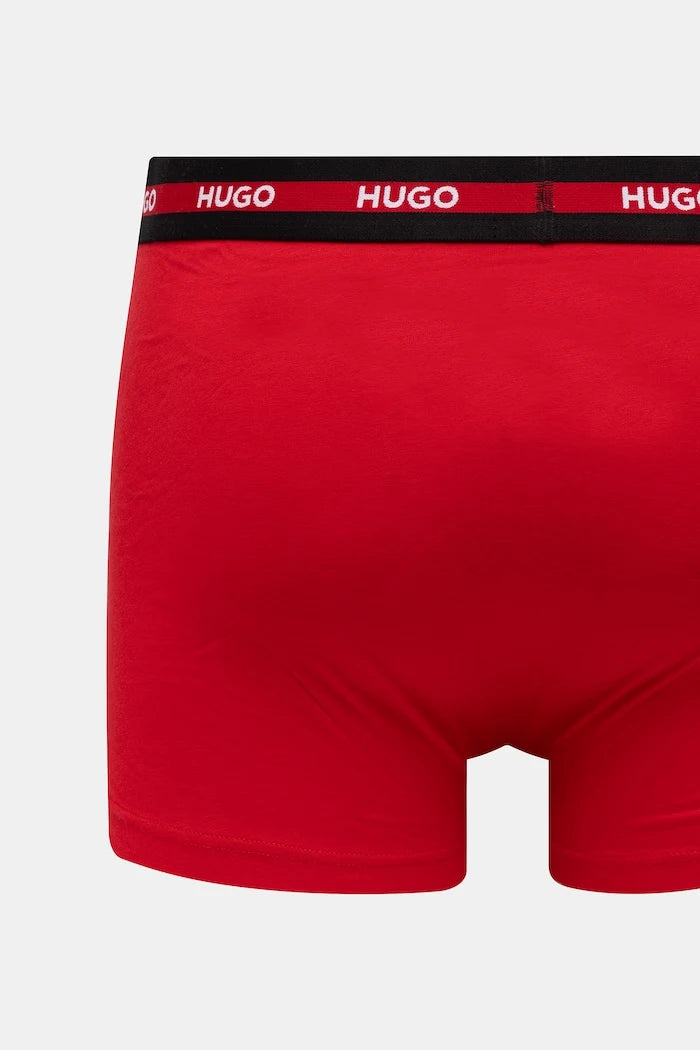 HUGO Erkek Pamuk ve Elastan Bitişik Boxer TRIPLET PLANET 3'lü