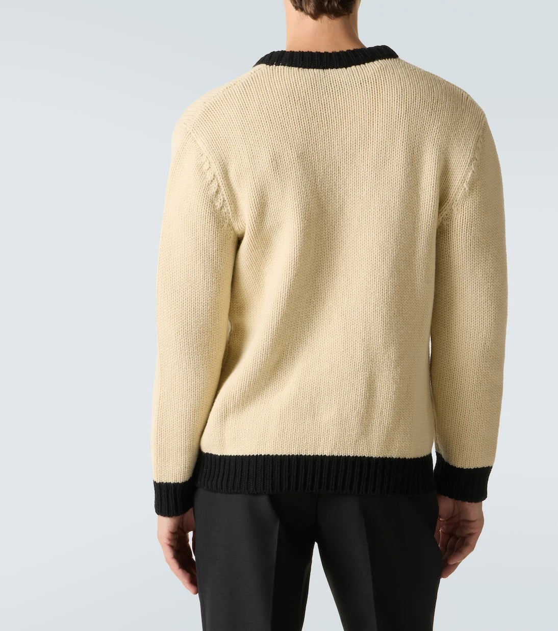 Valentino - Embroidered virgin wool cardigan
