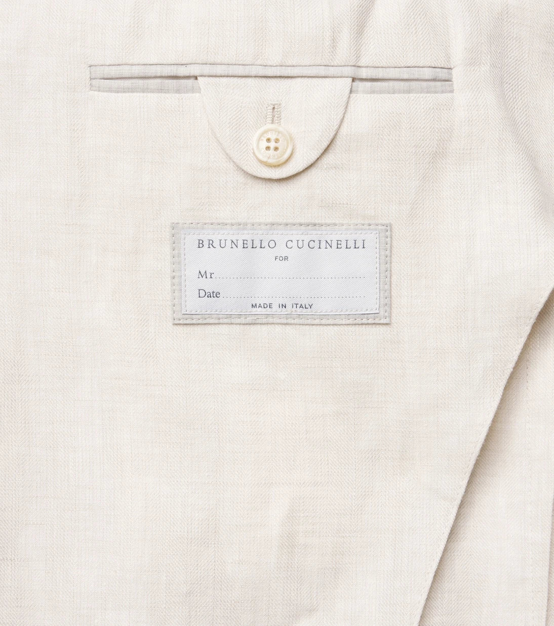 Brunello Cucinelli - Single-breasted linen blazer
