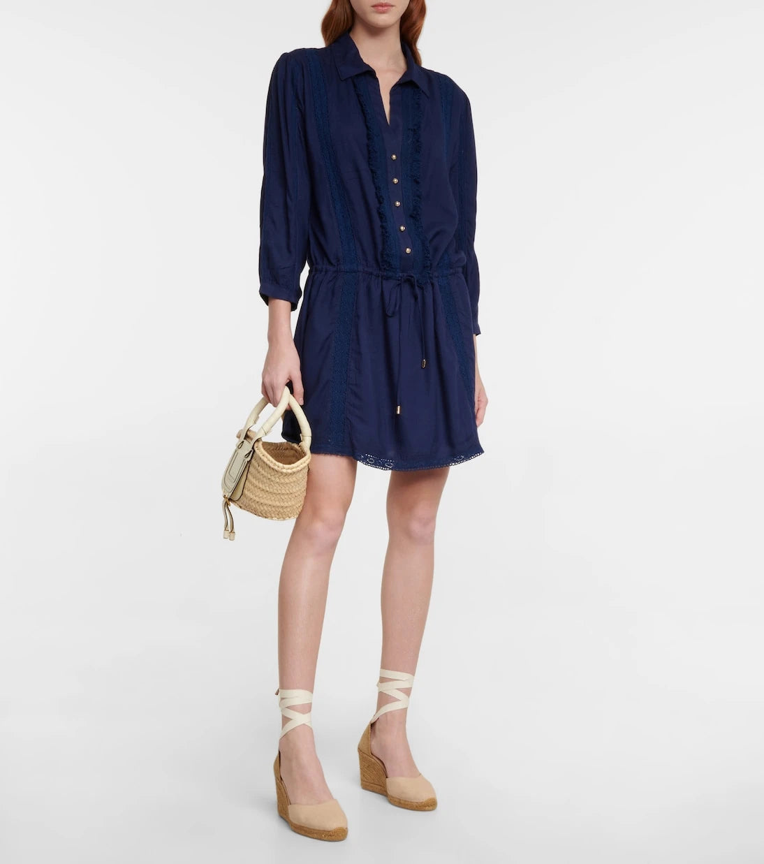 Melissa Odabash - Scarlett lace-trimmed minidress