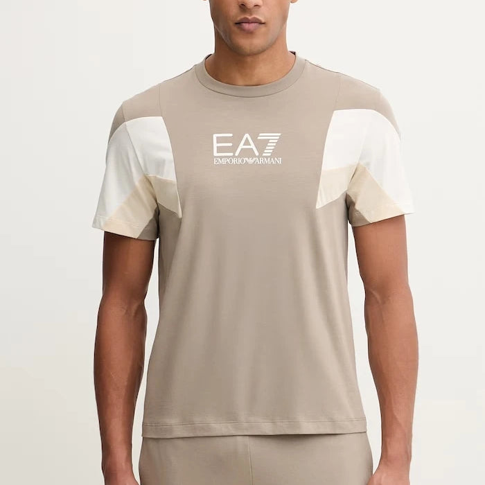 Памучна тениска EA7 Emporio Armani