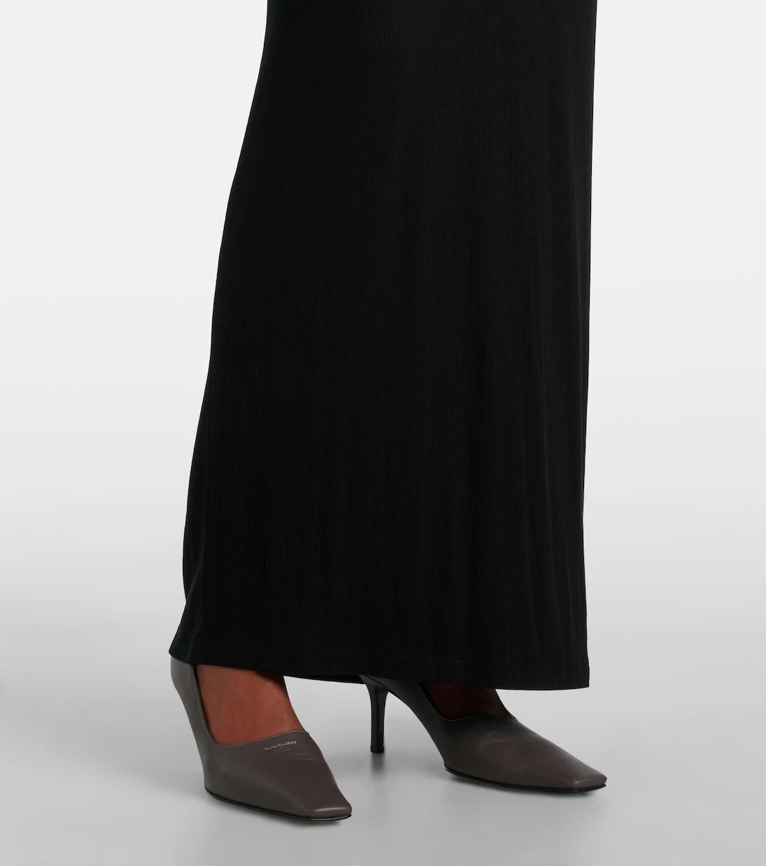 Acne Studios - فستان إيتريكسي طويل مضلّع محبوك