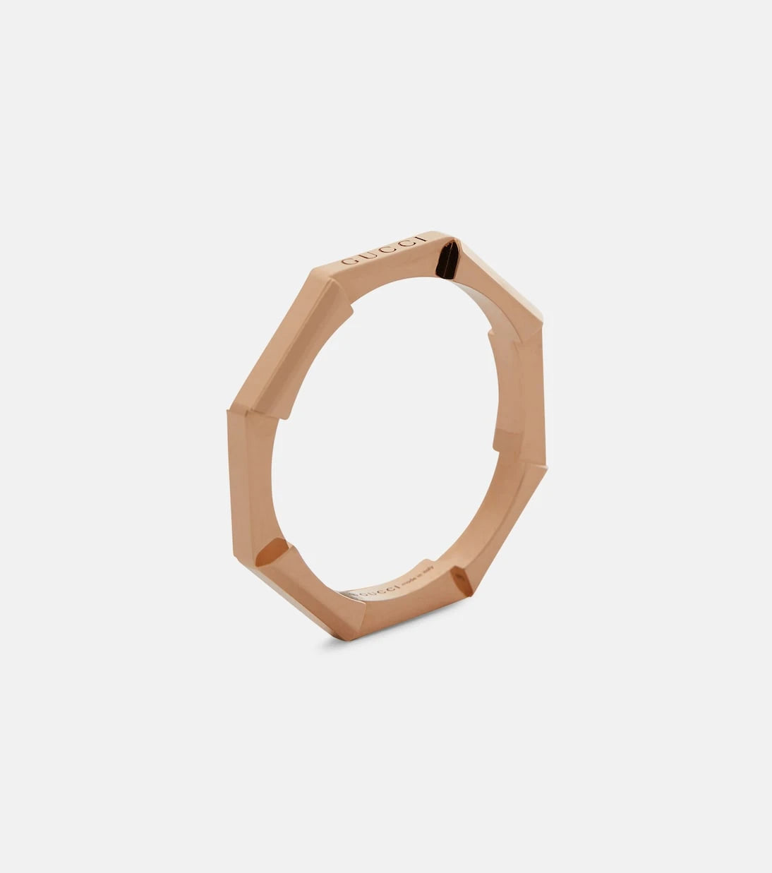 Gucci - Link to Love 18kt rose gold ring