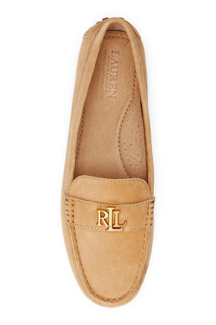 Велурени мокасини Lauren Ralph Lauren Barnsbury