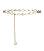 Claudie Pierlot Metallic Logo Chain Belt