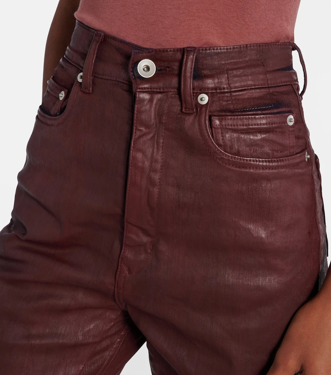 Rick Owens - Bolan high-rise bootcut jeans