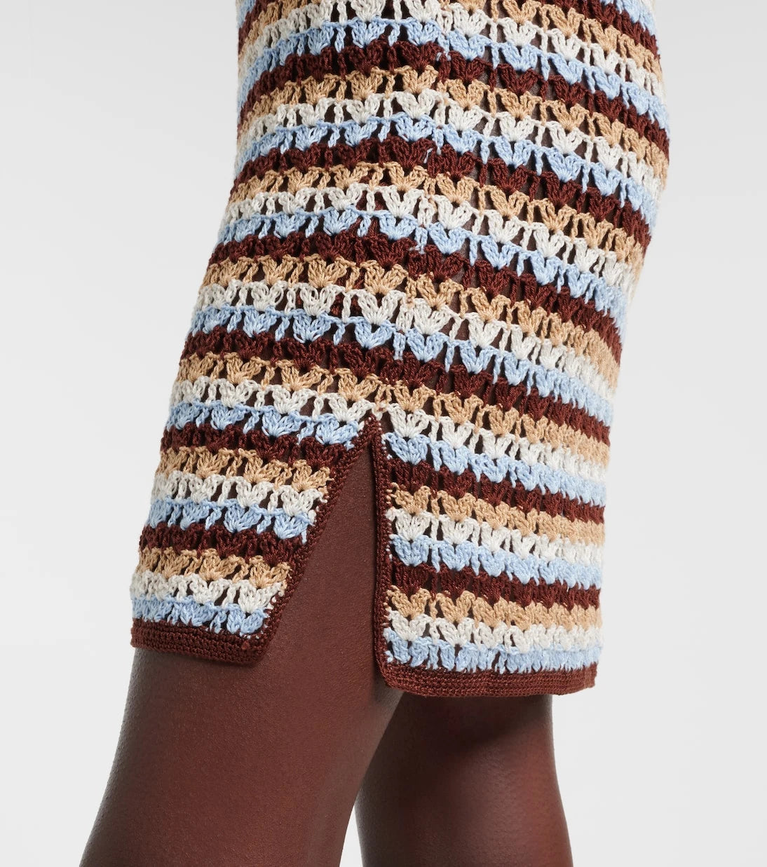 Anna Kosturova - Crochet cotton polo dress