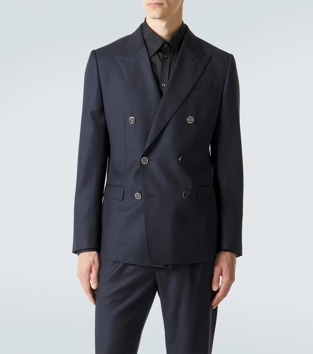 Dolce&Gabbana - Double-breasted virgin wool blazer