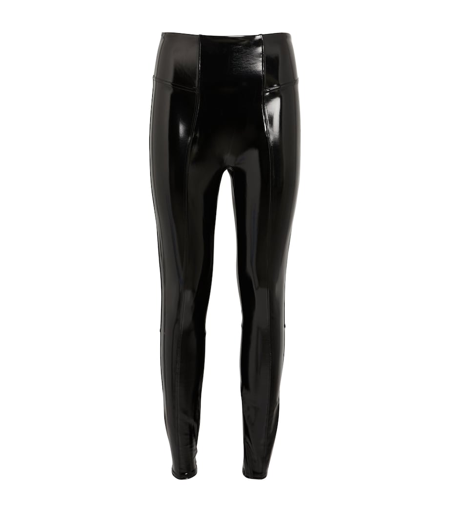 Faux Patent Leather Leggings CLASSIC BLACK
