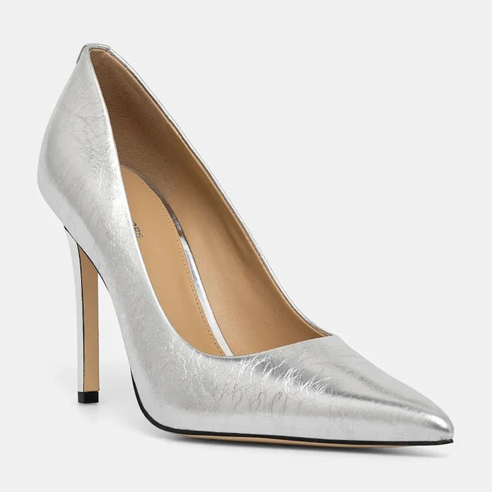 Кожени обувки с тънък ток MICHAEL Michael Kors Elyse High Pump