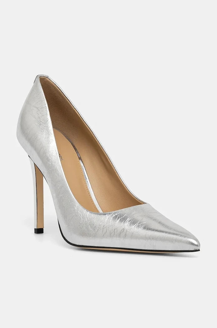 Кожени обувки с тънък ток MICHAEL Michael Kors Elyse High Pump