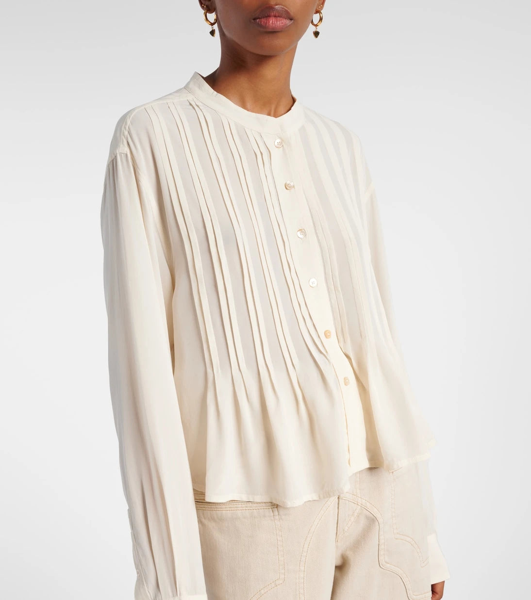 Isabel Marant - Adzara pleated blouse