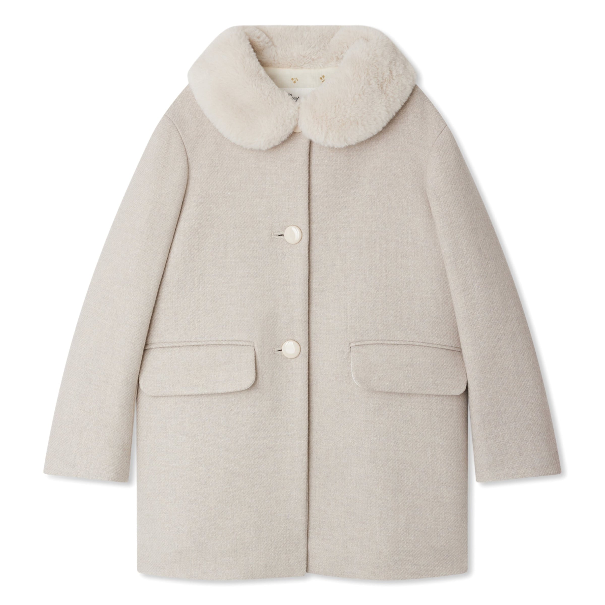 Wool-Blend Collared Coat (4-8 Years)