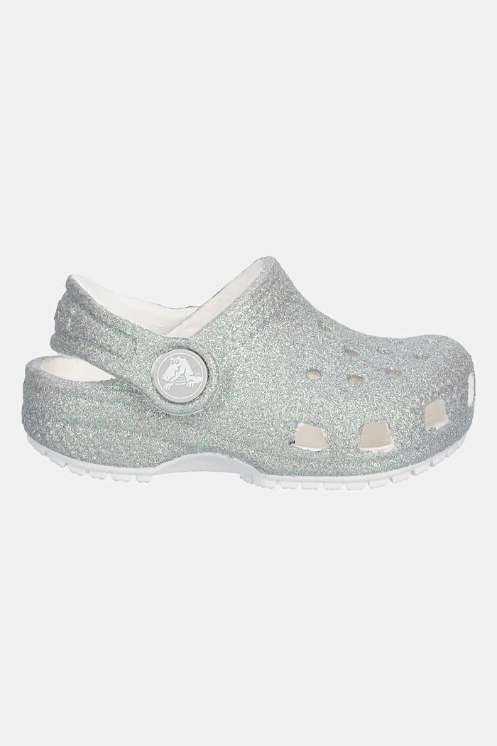 Чехли Crocs CLASSIC IRIDESCENT GLITTER CLOG KIDS