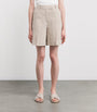 Eleventy x Harrods Linen Bermuda Shorts