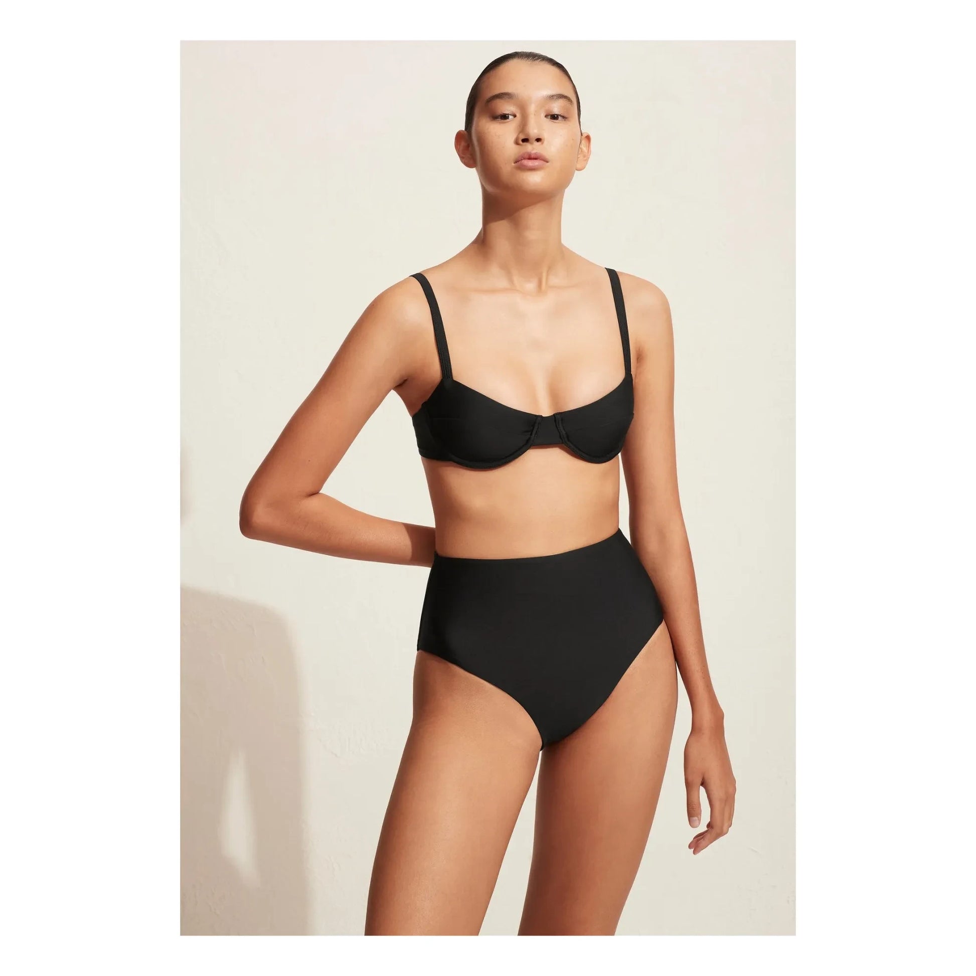 Matteau - Balconette Bikini Top | Black