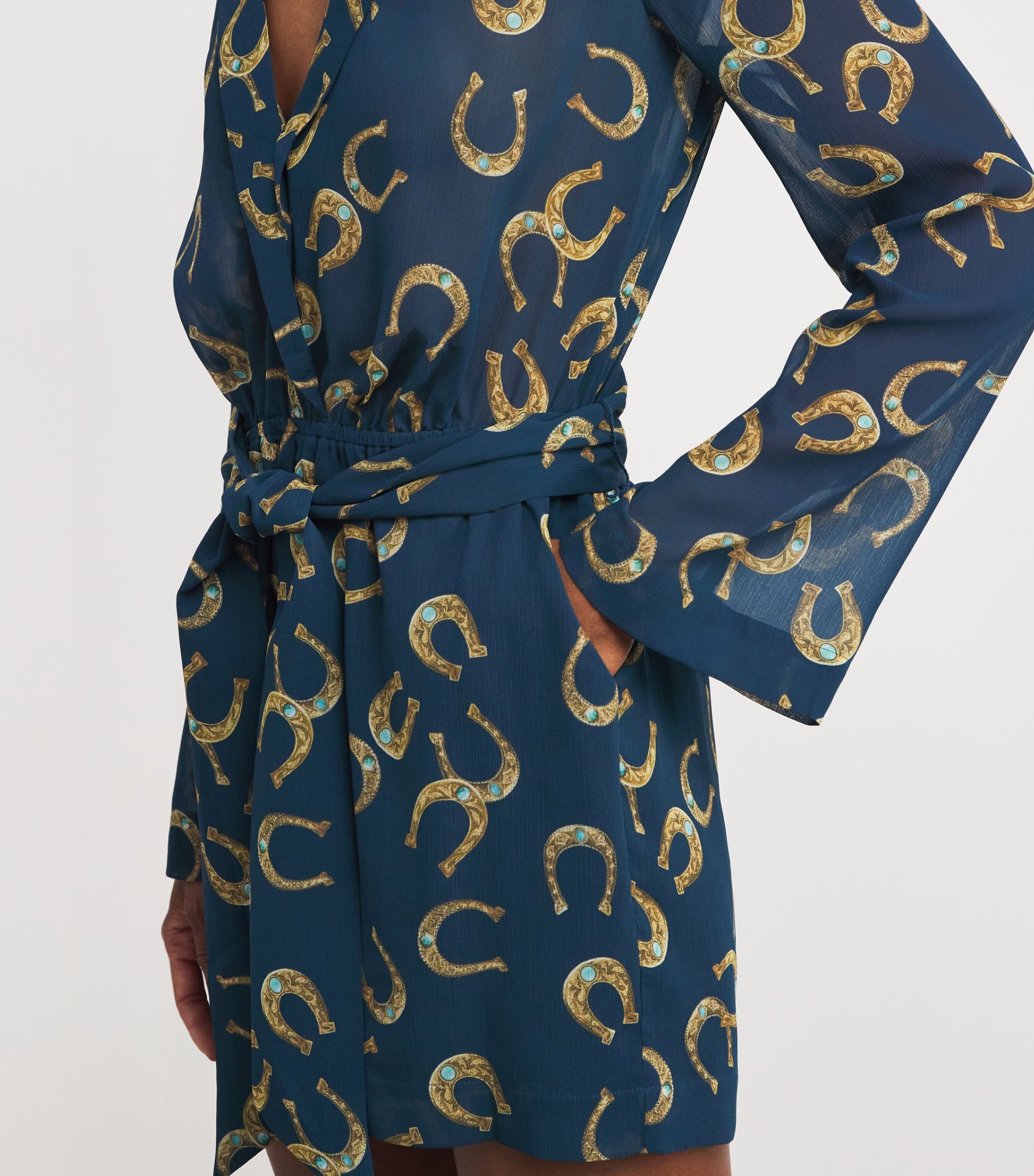 L'Agence Multi Belted Arabell Playsuit