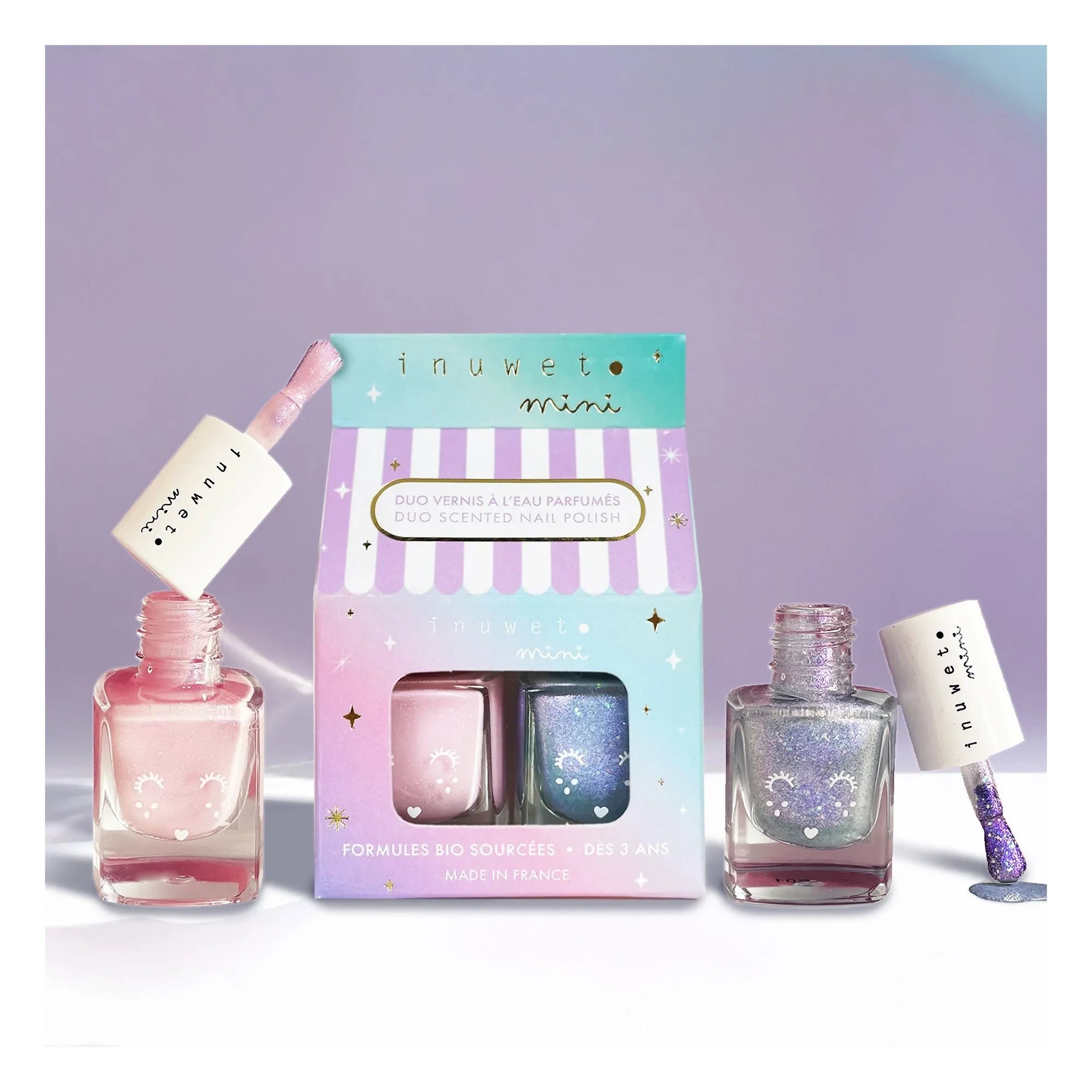 Inuwet - Princess Aqualand Nail Polish - Set of 2