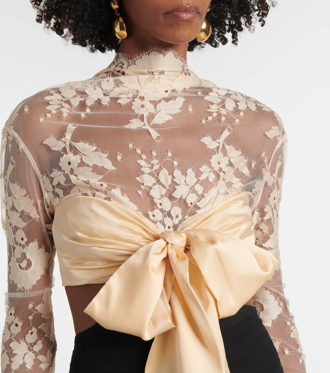 Zimmermann - Illustration Flounce lace-trimmed minidress