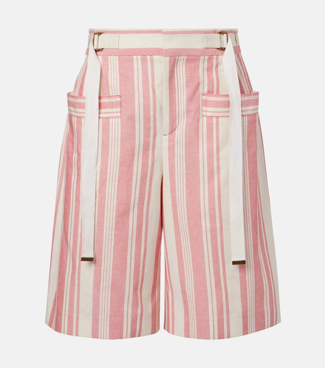 Chloé - Striped cotton Bermuda shorts