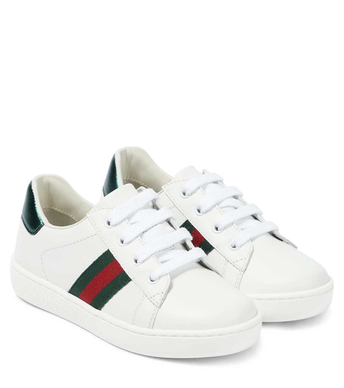 Gucci Kids - حذاء سنيكرز Ace الجلدي