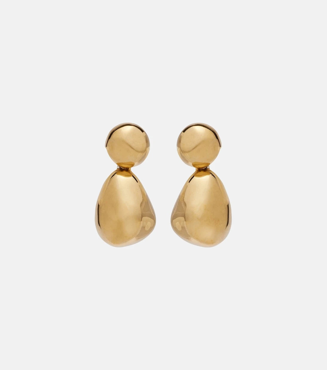 Phoebe Philo - Double Ball gold-plated earrings