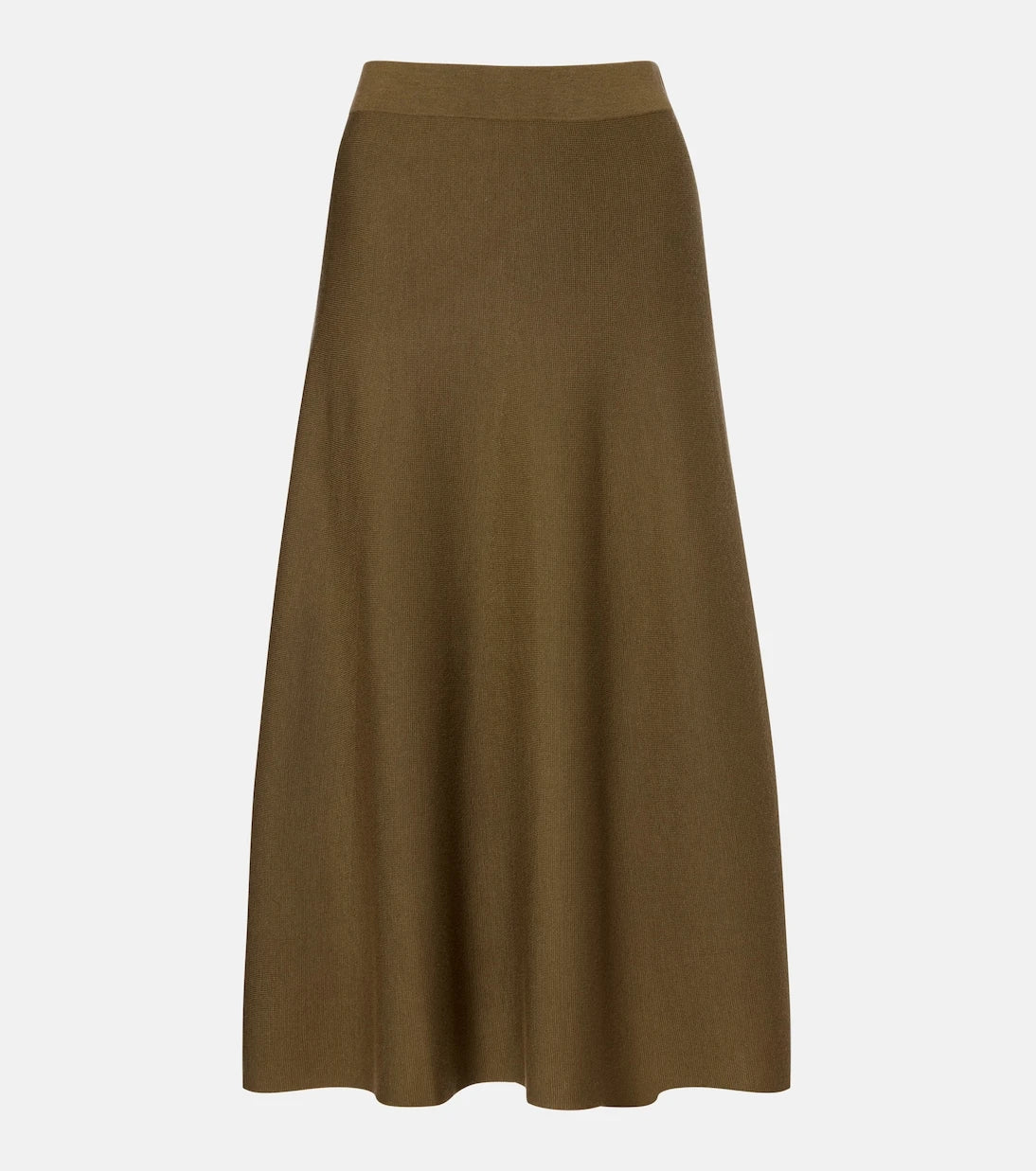 Jardin des Orangers - Virgin wool midi skirt