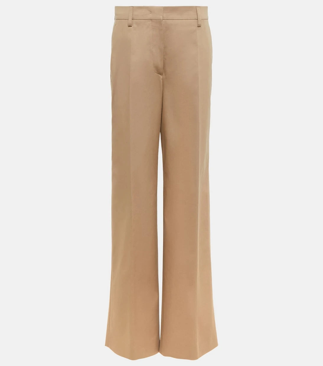 Prada - High-rise cotton-blend pants