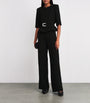 Edeline Lee Black Twist Tailored Trousers