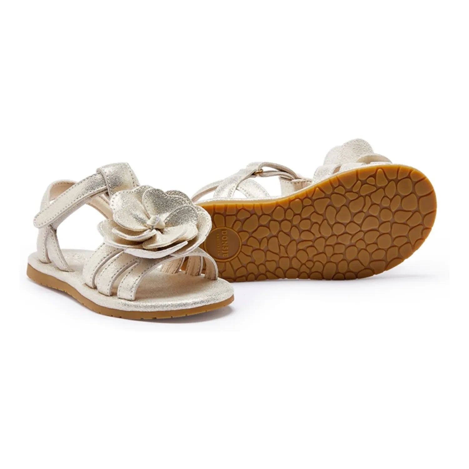 Donsje - Jiles Fields Flower Sandals | Silver